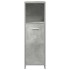 Set muebles de baño 2 piezas madera contrachapada gris