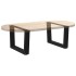 Patas para mesa de comedor forma V 2 uds negro 60x(30-31,3)