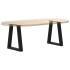 Patas para mesa de comedor en forma de V 2 uds acero
