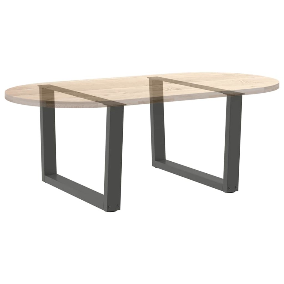 Patas para mesa de comedor en forma de V 2 uds antracita