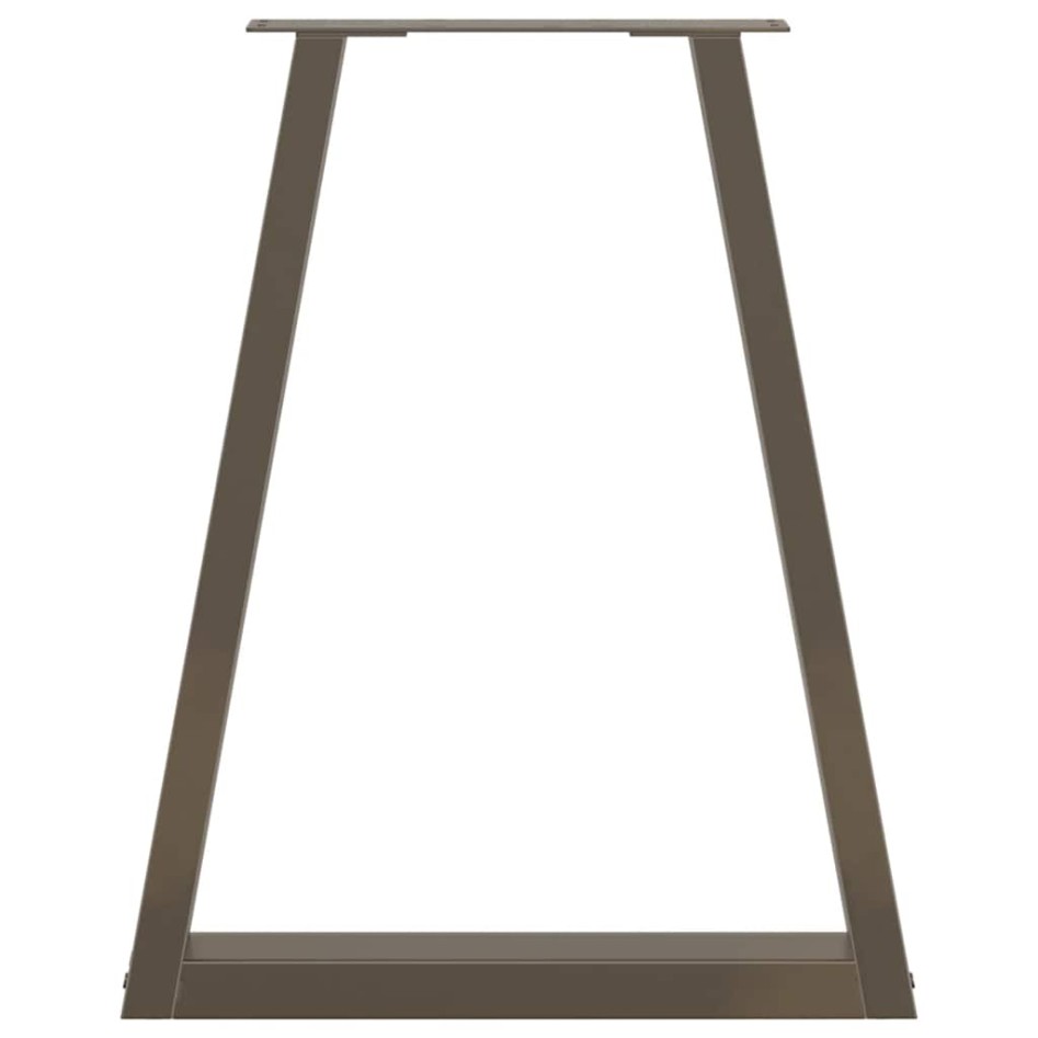 Patas para mesa de comedor en forma de V 2 uds acero