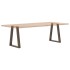 Patas para mesa de comedor en forma de V 2 uds acero