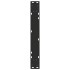 Patas para mesa de comedor forma V 2 uds negro 70x(72-73,3)