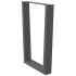 Patas para mesa de comedor en forma de V 2 uds antracita