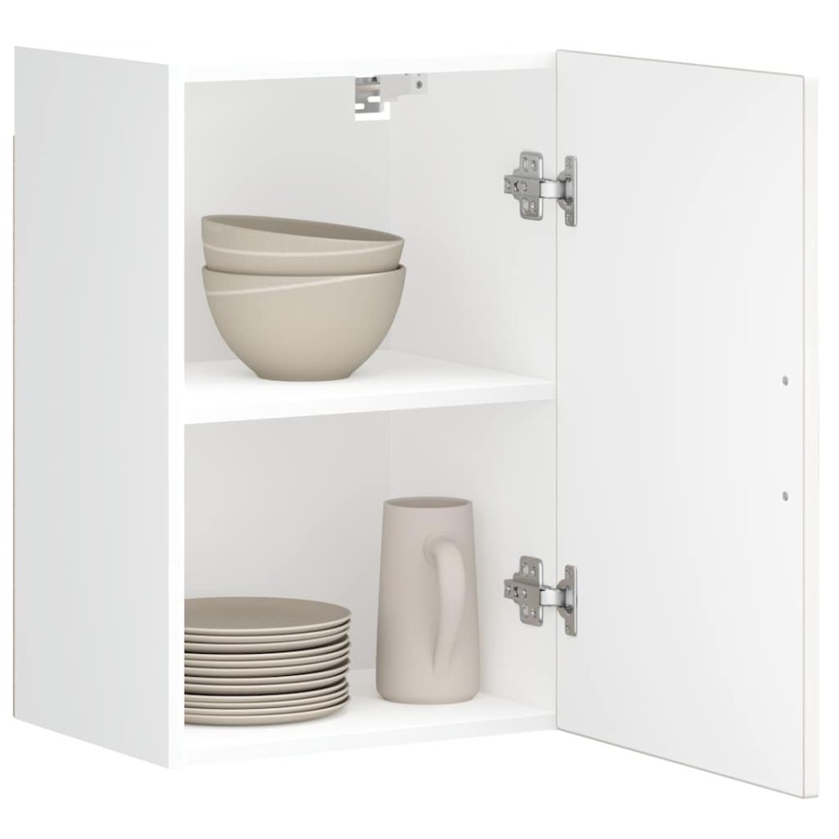 Armario pared cocina Porto madera ingeniería blanca alto