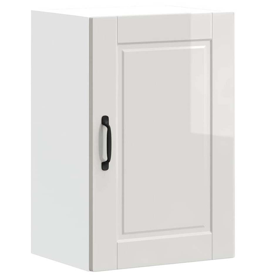 Armario pared cocina Porto madera ingeniería blanca alto