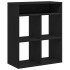 Estantería madera ingeniería negra 66x31x80