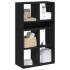 Estantería madera ingeniería negra 66x31x112