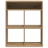 Armario libros madera ingeniería roble artisan 66x31x80