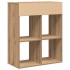 Armario libros madera ingeniería roble artisan 66x31x80