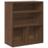 Estantería madera ingeniería roble marrón 60x30x71,5
