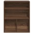 Estantería madera ingeniería roble marrón 60x30x71,5