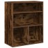 Estantería madera ingeniería color roble ahumado 60x30x71,5