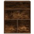 Estantería madera ingeniería color roble ahumado 60x30x71,5