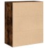 Estantería madera ingeniería color roble ahumado 60x30x71,5