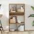 Estantería de madera ingeniería roble artisan 66x31x112