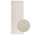 Alfombra ZIZUR apariencia yute interior exterior crema