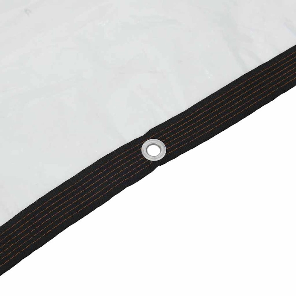 Lona transparente con ojales polietileno 3x12