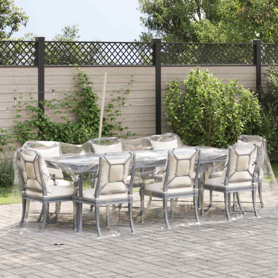 Lona transparente con ojales PVC 2x5