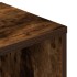 Estantería madera ingeniería color roble ahumado 34x31x112