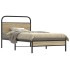 Estructura de cama sin colchón 90x200 cm madera roble