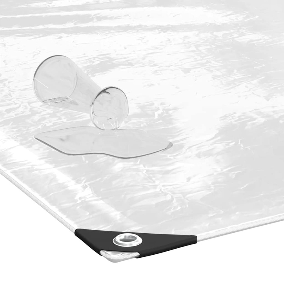 Lona transparente con ojales PVC 1x10
