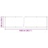Lona transparente con ojales PVC 1x10