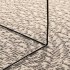 Alfombra ZIZUR aspecto yute interior/exterior crema Ø 160