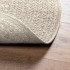 Alfombra ZIZUR aspecto yute interior/exterior crema Ø 160
