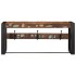 Perchero multicolor madera maciza reciclada 80x35x35
