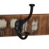 Perchero multicolor madera maciza reciclada 80x35x35