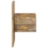 Mesita de noche madera maciza de mango 50x27x50