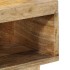 Mesita de noche madera maciza de mango 50x27x50