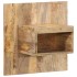 Mesita de noche madera maciza de mango 50x27x50