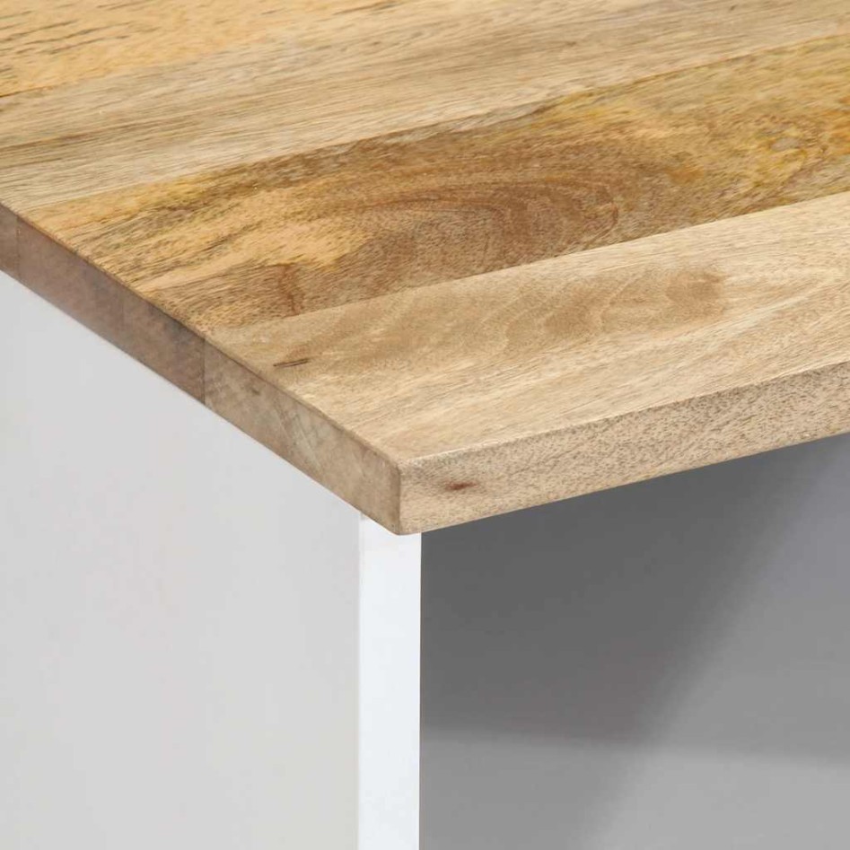 Mueble de TV madera maciza de mango 70x33,5x46