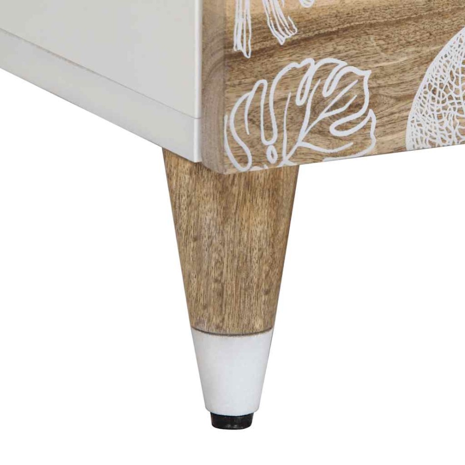 Mueble de TV madera maciza de mango 70x33,5x46