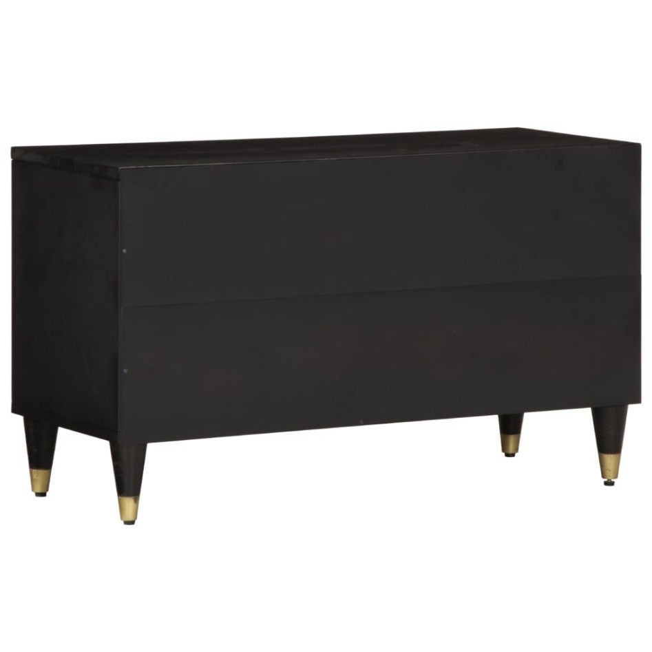 Mueble de TV madera maciza de mango 80x31,5x46