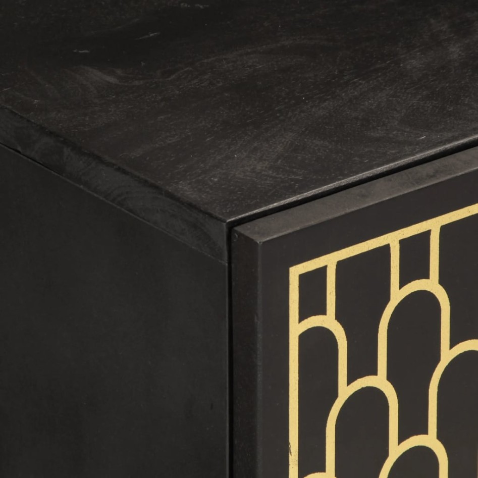 Mueble de TV madera maciza de mango 80x31,5x46