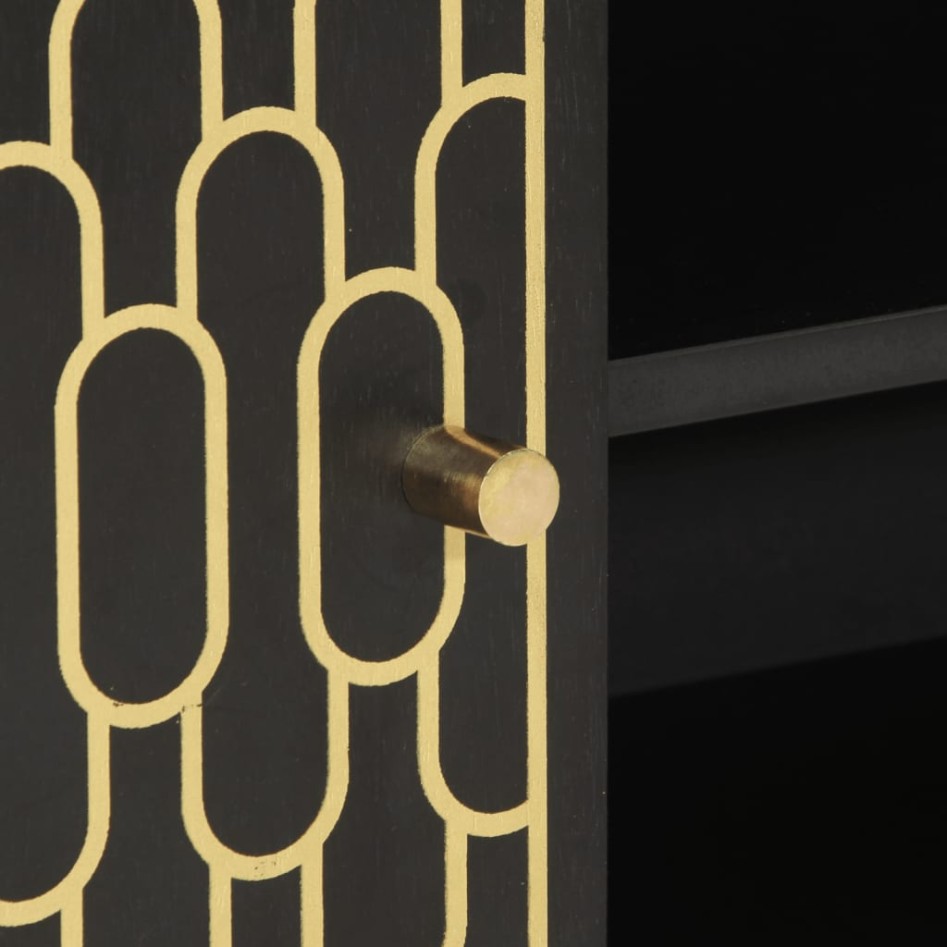 Mueble de TV madera maciza de mango 80x31,5x46