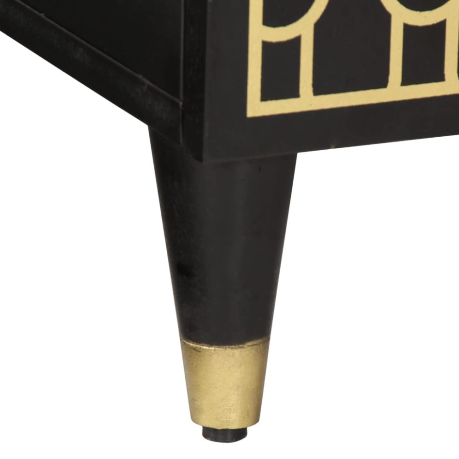 Mueble de TV madera maciza de mango 80x31,5x46