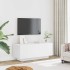 Mueble para TV madera contrachapada blanco 100x35x40