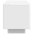 Mueble para TV madera contrachapada blanco 100x35x40