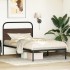 Estructura de cama sin colchón 90x200 cm madera marrón