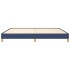 Cama sin colchón tela azul 200x200