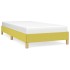 Estructura de cama sin colchón tela verde 90x200