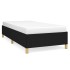 Estructura de cama sin colchón tela negro 90x200