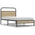 Estructura de cama sin colchón 100x190 cm madera roble