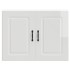 Armario de pared de cocina Kalmar blanca de alto