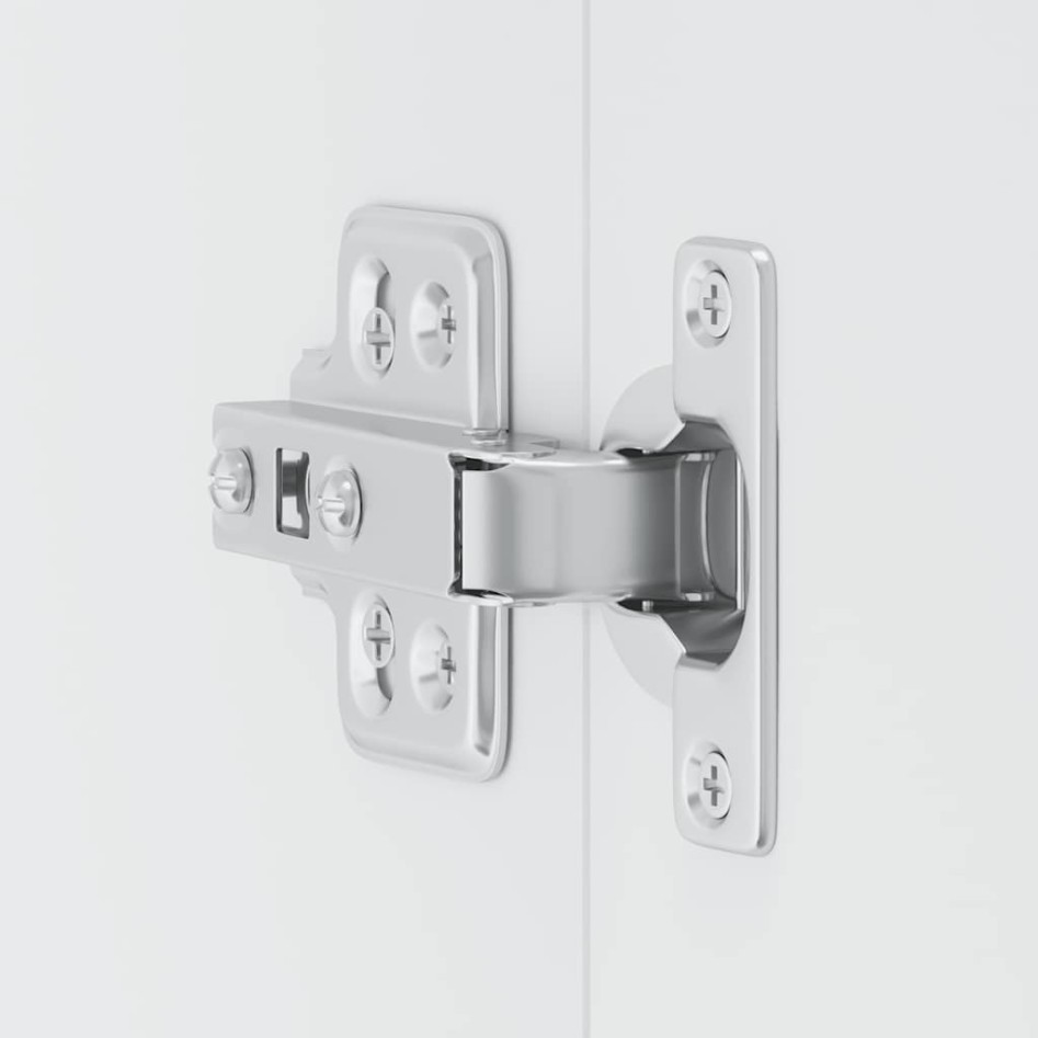 Armario de pared de cocina Kalmar blanca de alto