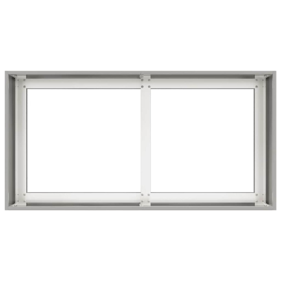 Jardinera 80x40x40 cm acero